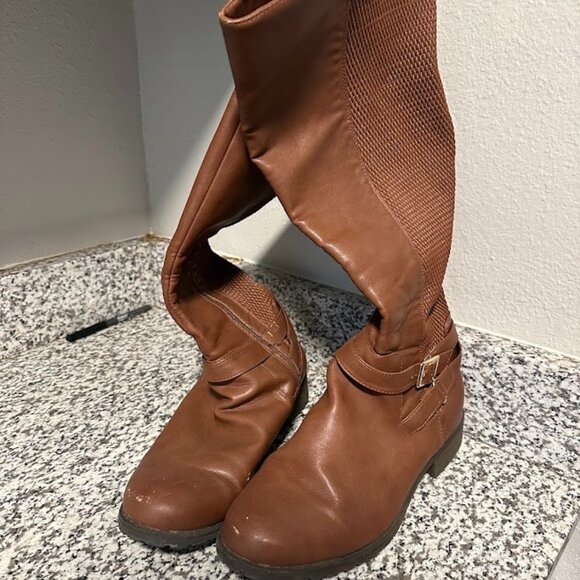 iComfort Tall Brown Riding Boots Size 10 - Picture 1 of 3